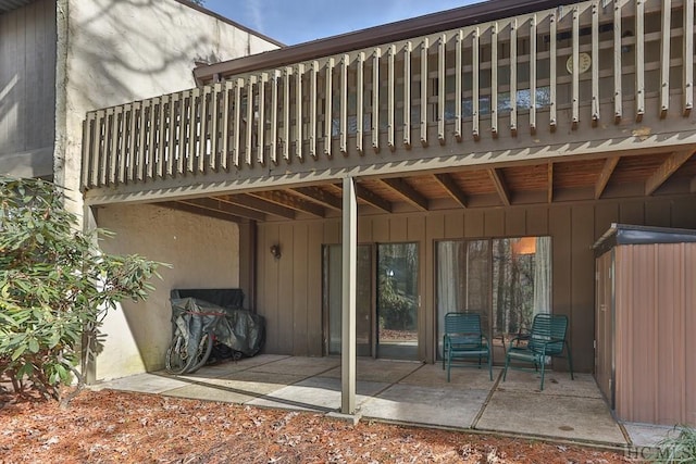 exterior space with a patio