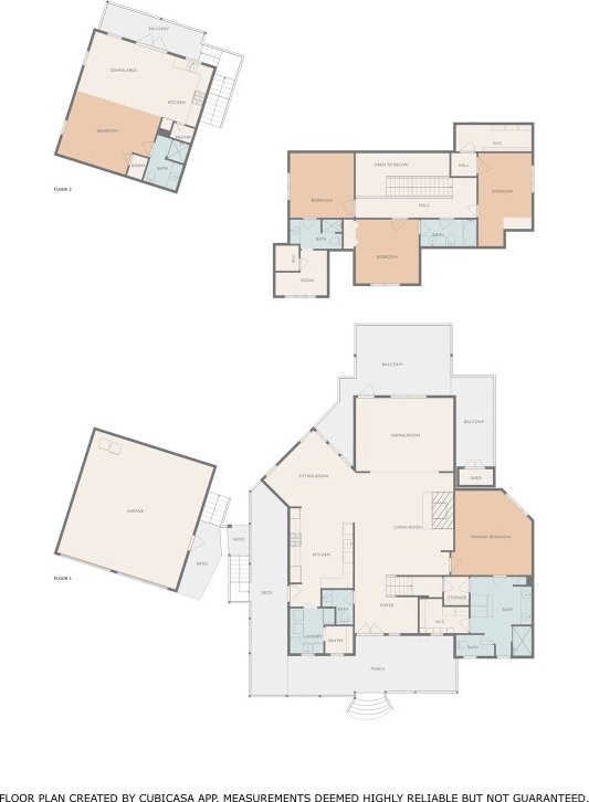 592 Whiteside Mountain Rd, Highlands, NC 28741 - view of floor plan / room layout