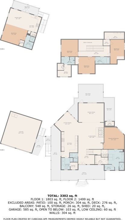 592 Whiteside Mountain Rd, Highlands, NC 28741 - view of property floor plan