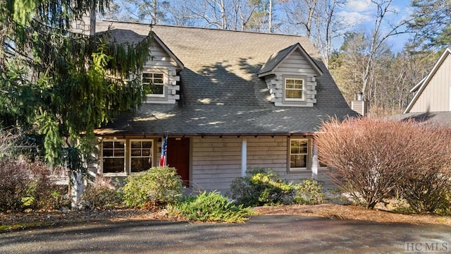 view of cape cod house