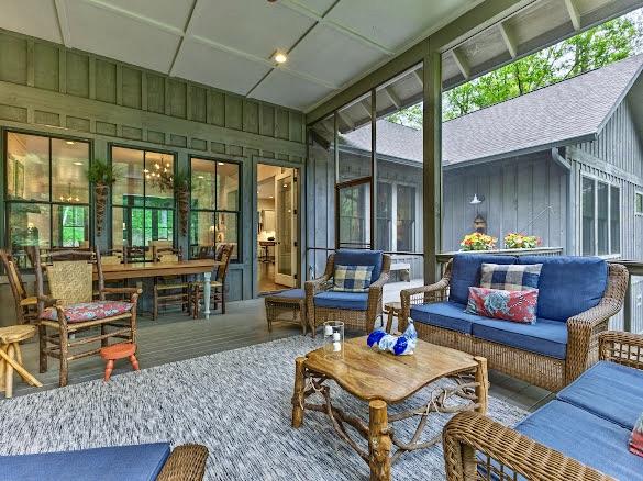 11 Feldspar Ln, Sapphire, NC 28774 - sunroom / solarium featuring a deck