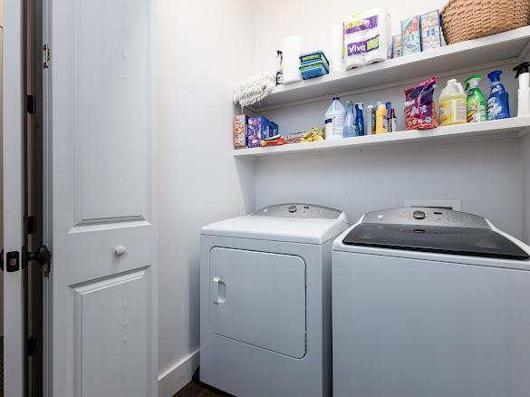 11 Feldspar Ln, Sapphire, NC 28774 - washroom featuring washer and dryer