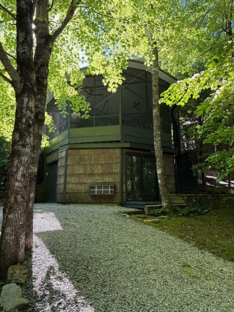 26 S Cumberland Dr, Lake Toxaway, NC 28747 - back of house featuring french doors