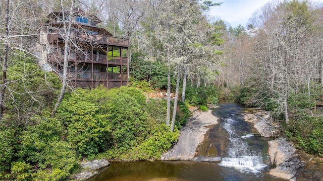 97 Twin Kettle Fls, Glenville, NC 28736 - exterior space featuring a wooded view