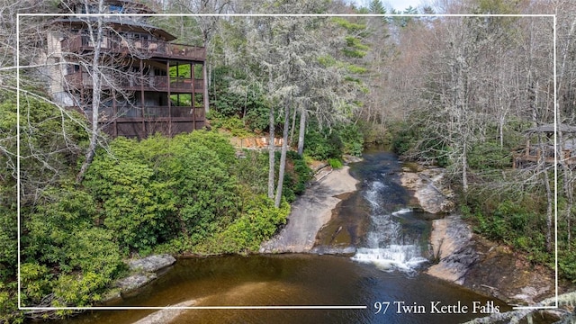 97 Twin Kettle Fls, Glenville, NC 28736 - exterior space featuring a forest view