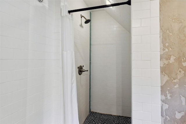 132 Azalea Ct, Sapphire, NC 28774 - bathroom with tiled shower