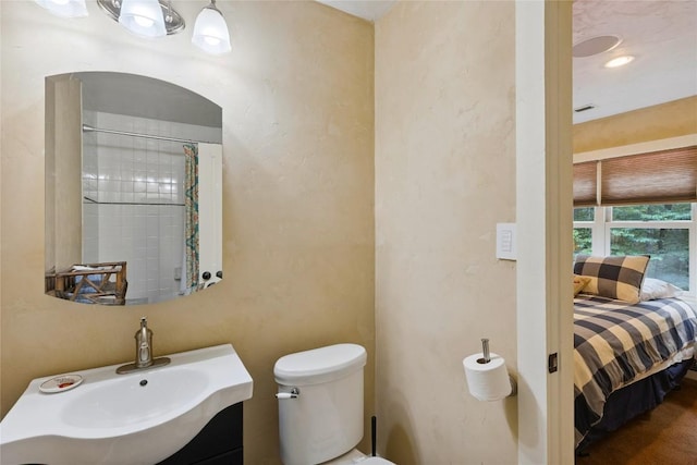132 Azalea Ct, Sapphire, NC 28774 - full bath with connected bathroom, vanity, and a shower with curtain