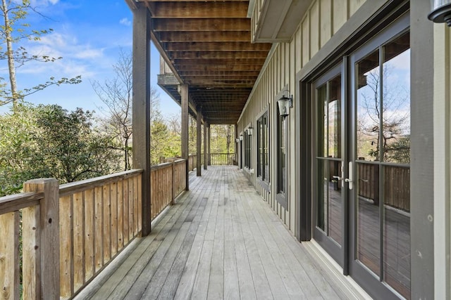 view of deck