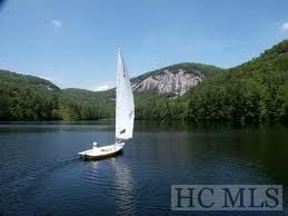 water view with a mountain view