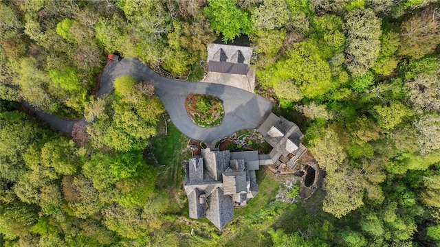 aerial view of property's location
