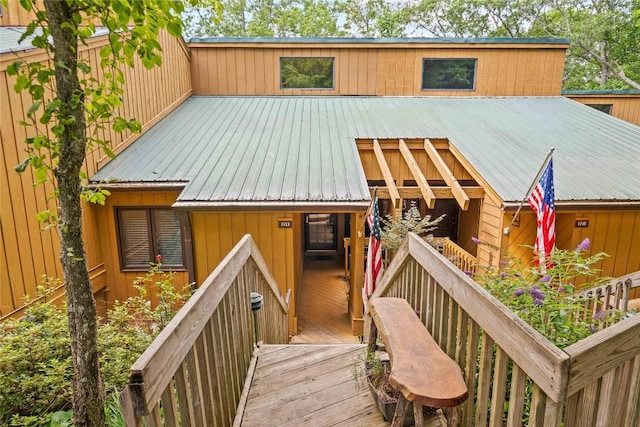 369 Meadow Way Unit 1713, Sapphire, NC 28774 - rear view of house featuring a metal roof