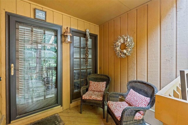 369 Meadow Way Unit 1713, Sapphire, NC 28774 - doorway to property with board and batten siding