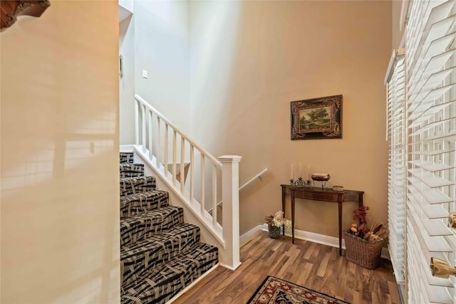 369 Meadow Way Unit 1713, Sapphire, NC 28774 - stairs with wood finished floors and baseboards