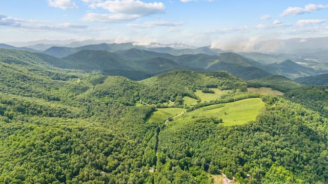 293 Gem Creek Rd, Cullowhee, NC 28723 - mountain view with a heavily wooded area