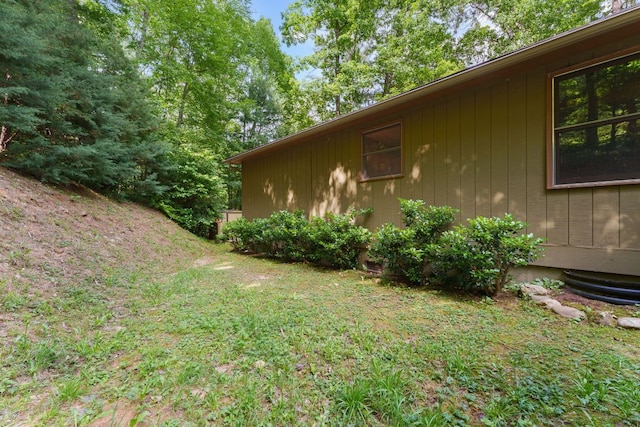 293 Gem Creek Rd, Cullowhee, NC 28723 - view of property exterior featuring a lawn
