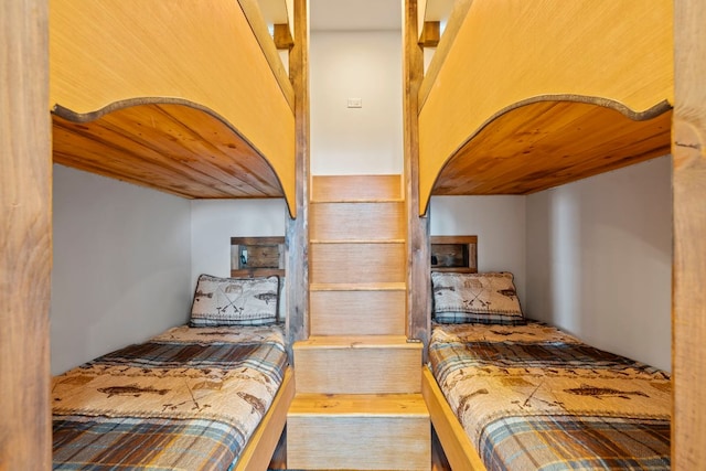 bedroom featuring wood ceiling