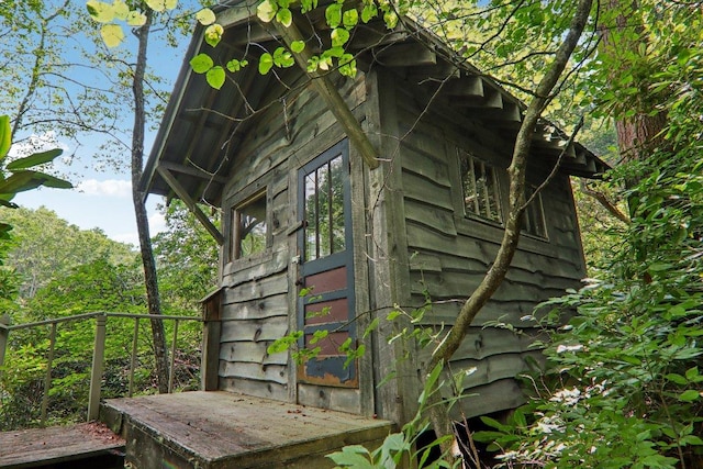 219 Hiwassee Rd, Lake Toxaway, NC 28747 - view of outbuilding