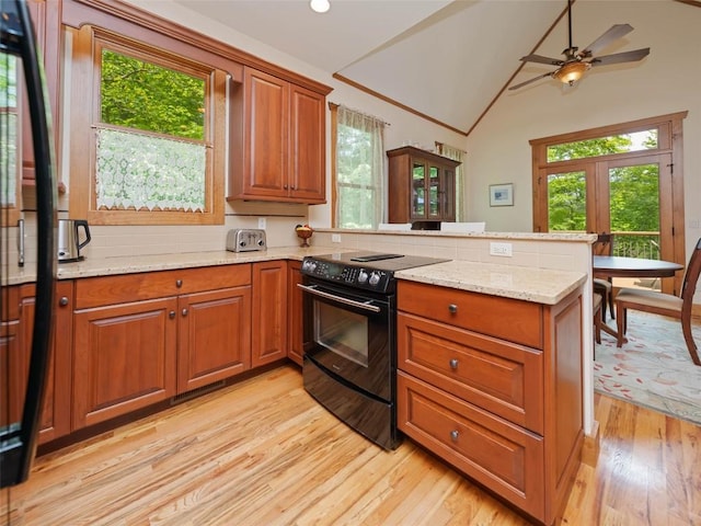 219 Hiwassee Rd, Lake Toxaway, NC 28747 - hallway with light wood-type flooring