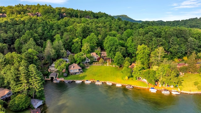 35 Toxaway Landing Dr, Lake Toxaway, NC 28747 - drone / aerial view of a large body of water