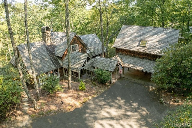 view of front of home