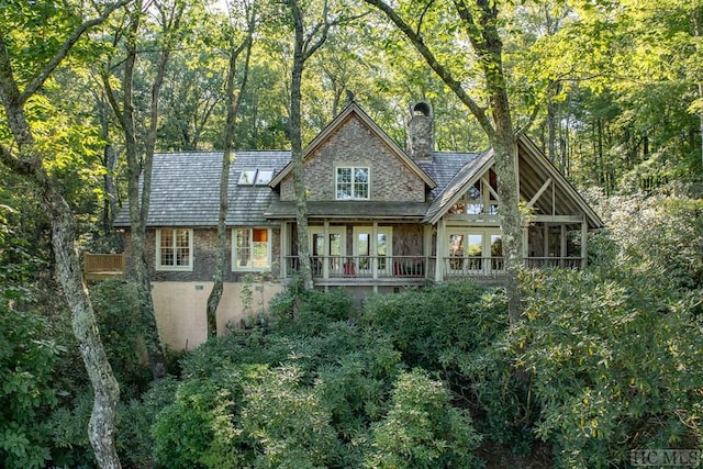 view of rear view of house