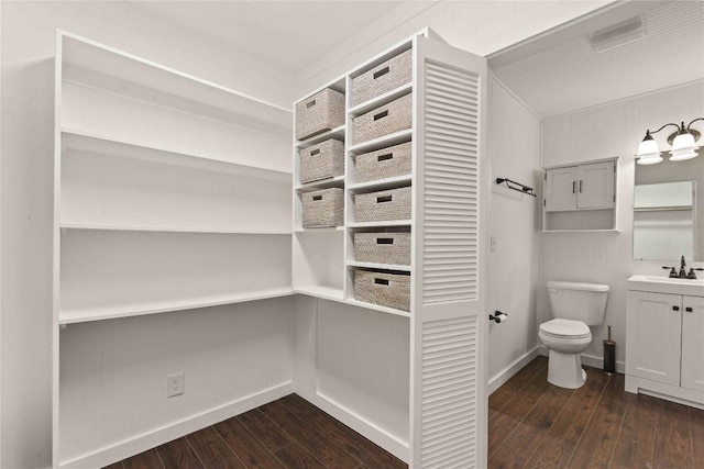 pantry featuring a sink