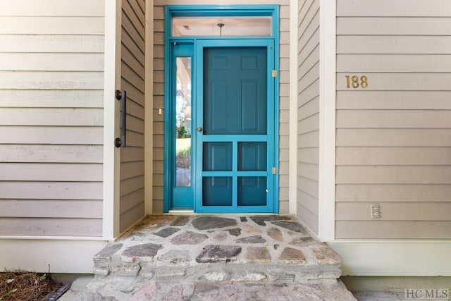 view of property entrance