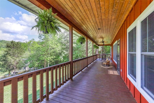 view of deck