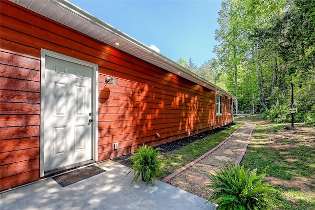 view of home's exterior