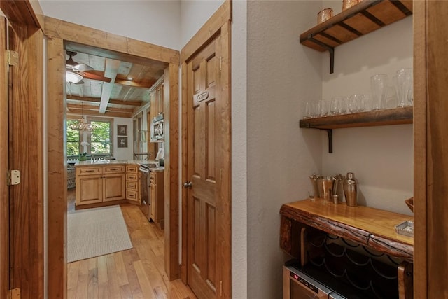 161 Kestrel Ct, Sapphire, NC 28774 - hall with light wood-type flooring