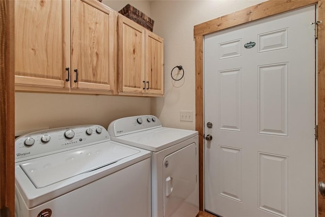 161 Kestrel Ct, Sapphire, NC 28774 - washroom featuring separate washer and dryer and cabinet space
