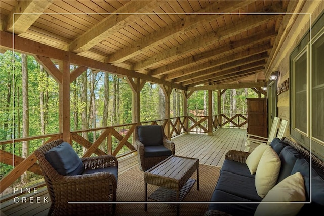 view of deck