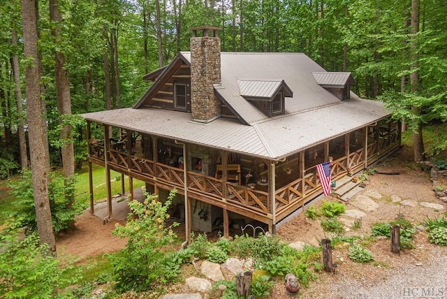 view of rear view of house