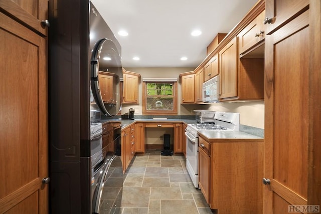 kitchen with white appliances