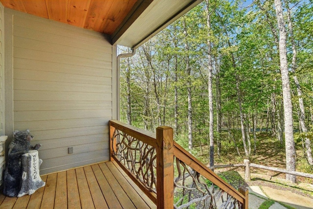 view of deck