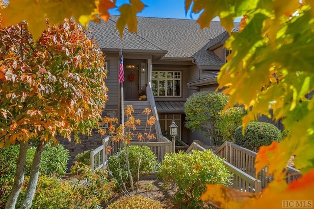 view of front of home