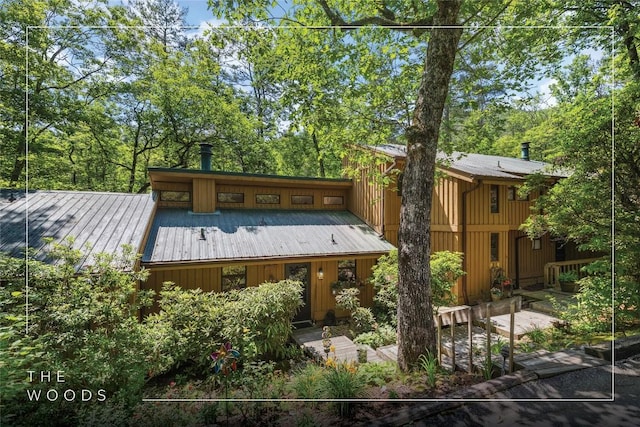 38 Lonely Mountain Dr Unit 24-A, Sapphire, NC 28774 - rear view of property with a metal roof