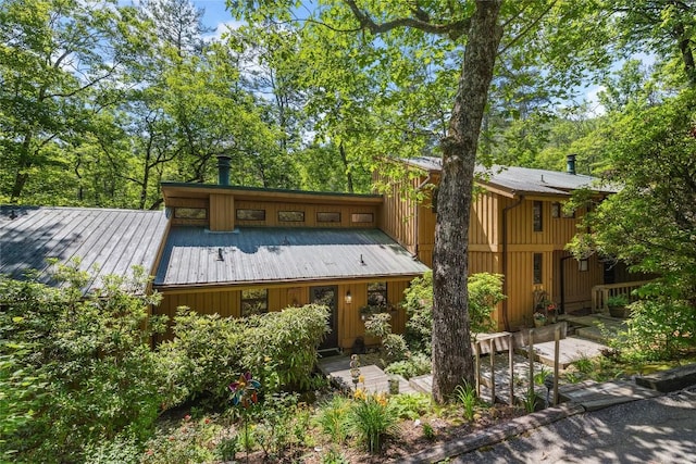 38 Lonely Mountain Dr Unit 24-A, Sapphire, NC 28774 - mid-century home with a metal roof