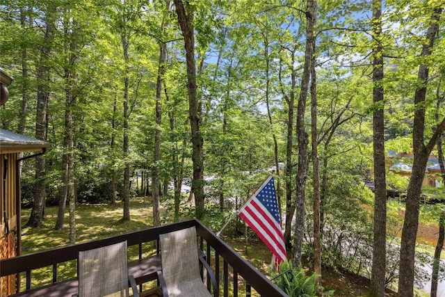 38 Lonely Mountain Dr Unit 24-A, Sapphire, NC 28774 - view of wooden terrace