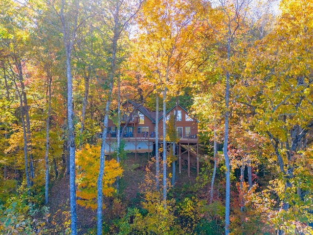 view of rear view of house