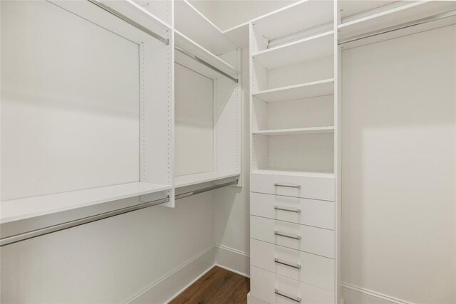 2608 Magnolia Dr, Highlands, NC 28741 - walk in closet featuring dark wood-type flooring