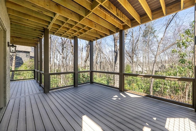 view of deck