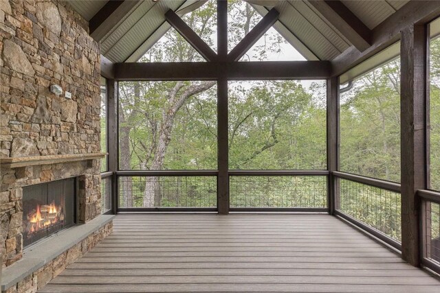 2608 Magnolia Dr, Highlands, NC 28741 - unfurnished sunroom with healthy amount of natural light