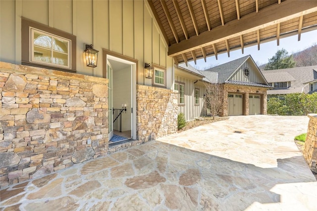 view of patio / terrace with driveway