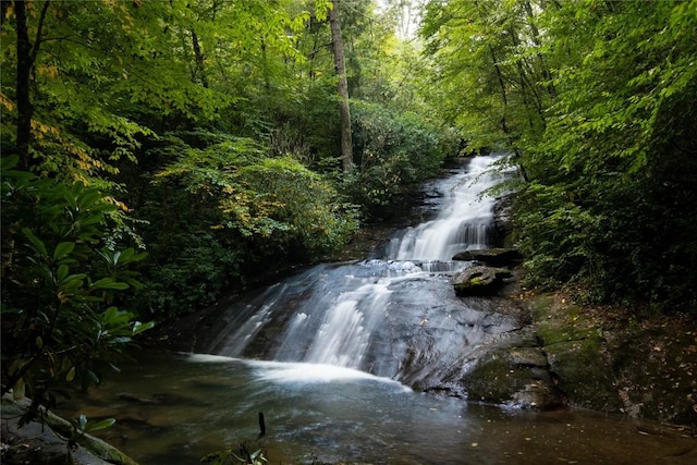 1086 Roaming Rd, Glenville, NC 28736 - water view featuring a forest view