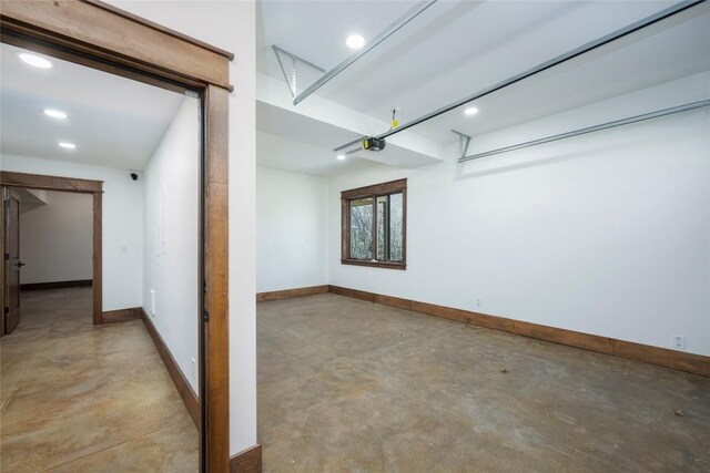1086 Roaming Rd, Glenville, NC 28736 - interior space with baseboards and recessed lighting