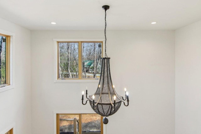 interior details featuring recessed lighting