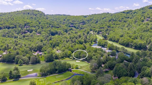 72 Winterberry Ct Unit 7, Highlands, NC 28741 - drone / aerial view of a forest and a golf course