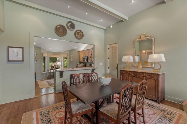 72 Winterberry Ct Unit 7, Highlands, NC 28741 - dining space featuring light wood-style flooring and recessed lighting
