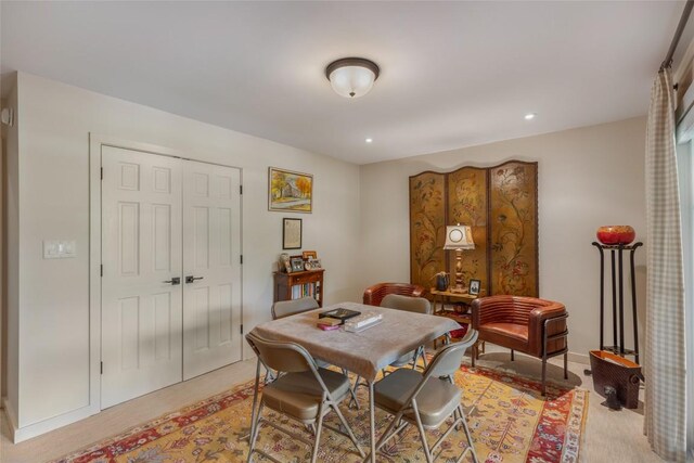 72 Winterberry Ct Unit 7, Highlands, NC 28741 - dining area featuring light colored carpet and recessed lighting